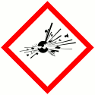 GHS01 exploding bomb pictogram — explosives