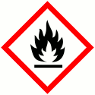 GHS02 flame pictogram — flammable