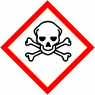 GHS06 skull and crossbones pictogram — acute toxicity
